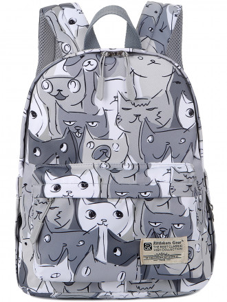 Рюкзак для девочки RITTLEKORS GEAR RG5682 темно-серый