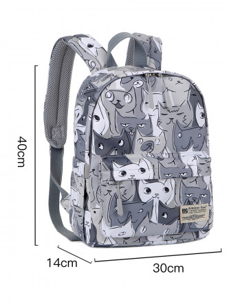 Рюкзак для девочки RITTLEKORS GEAR RG5682 темно-серый