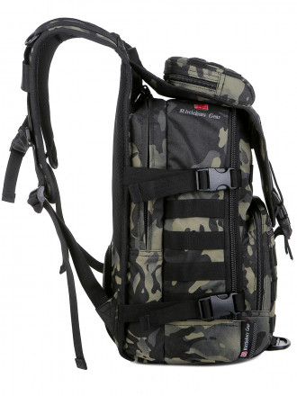 Тактический рюкзак Rittlekors Gear 5035 40л черный камуфляж