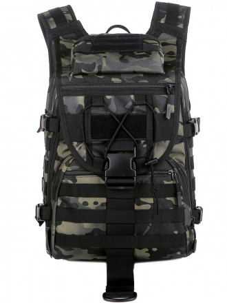 Тактический рюкзак Rittlekors Gear 5035 40л черный камуфляж
