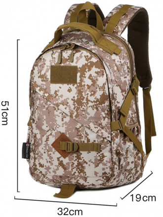 Рюкзак мужской Rittlekors Gear RG5005 пустынный камуфляж пиксель