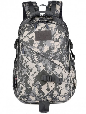 Рюкзак мужской Rittlekors Gear RG5005 серый камуфляж