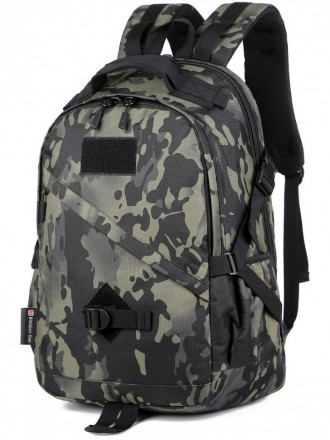 Рюкзак мужской Rittlekors Gear RG5005 черный камуфляж