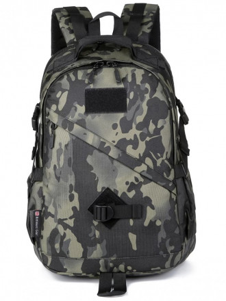 Рюкзак мужской Rittlekors Gear RG5005 черный камуфляж