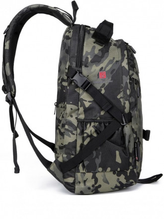 Рюкзак мужской Rittlekors Gear RG5005 черный камуфляж