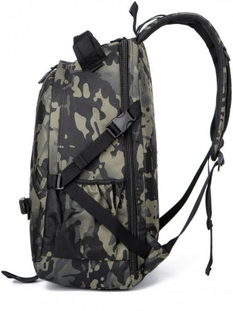 Рюкзак мужской Rittlekors Gear RG5005 черный камуфляж