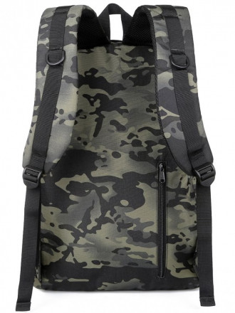 Рюкзак мужской Rittlekors Gear RG5005 черный камуфляж