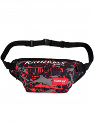Поясная Сумка RITTLEKORS GEAR RG2002 серо-красное деление