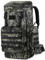 Рюкзак Rittlekors Gear 7522 70л черный камуфляж