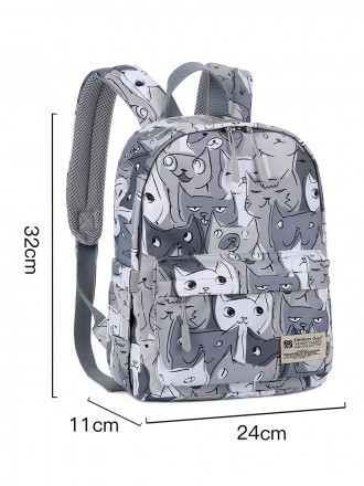 Рюкзак для девочки RITTLEKORS GEAR RG5687 mini темно-серый