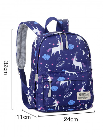 Рюкзак для девочки RITTLEKORS GEAR RG5687 mini темно-синий