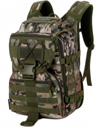 Тактический рюкзак Rittlekors Gear 5035 40л Лесной камуфляж