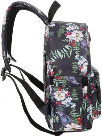 Рюкзак для девочки RITTLEKORS GEAR RG5687 mini черный матовый