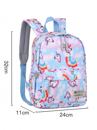 Рюкзак для девочки RITTLEKORS GEAR RG5687 mini светло-голубой