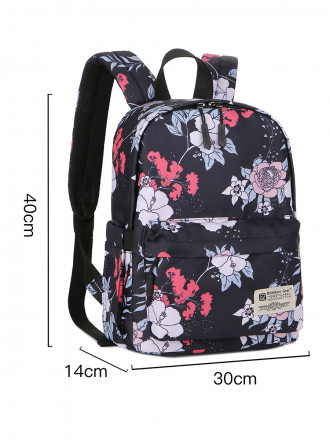 Рюкзак для девочки RITTLEKORS GEAR RG5682 черно-красный